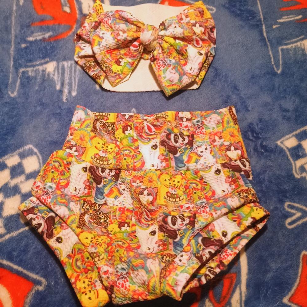 Bow & Bummie Set 6-9m